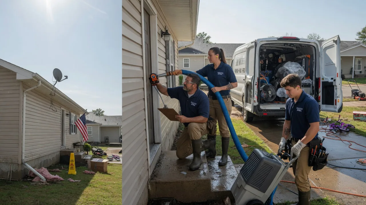 Ceiling Water Damage Restoration in Defiance, OH near me